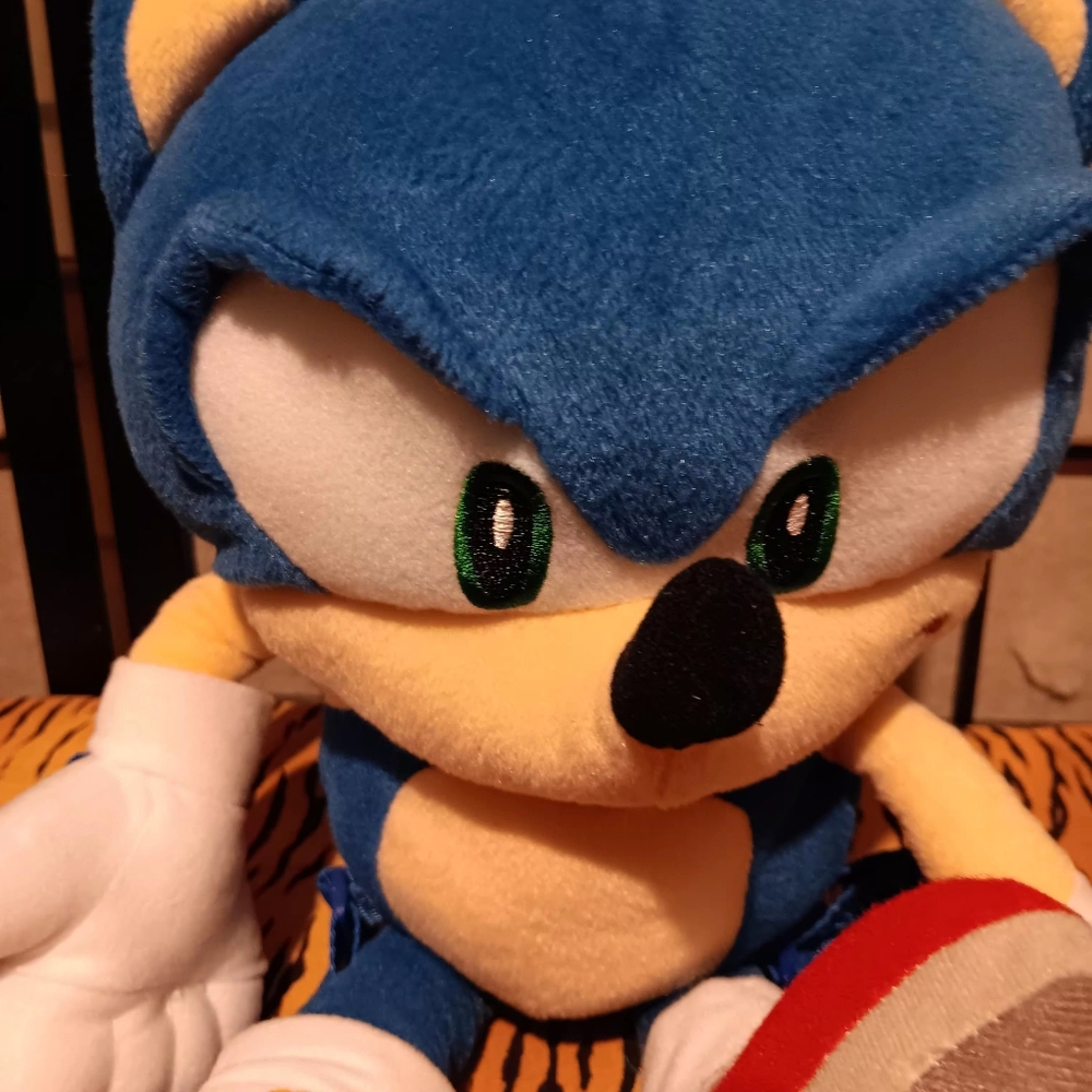 Sonic the Hedgehog Plush Back Pack - Blue
